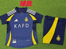 24/25 AL-Nassr Away  Kids Player Version Soccer Jersey
