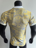 25/26 RMA Yellow Dragon Pattern Special Edition  Player Version Soccer Jersey