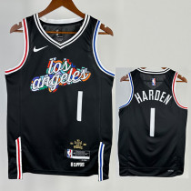 22/23 CLIPPERS HAROEN #1 Black City Edition Top Quality Hot Pressing NBA Jersey