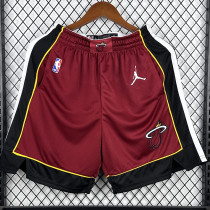 22/23 Heat Red Flying Man Top Quality NBA Pants（飞人限定）