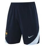 24/25 France White BlueTraining Short Suit (白蓝)