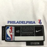 22/23 76ERS EMBIID #21 White City Edition Top Quality Hot Pressing NBA Jersey