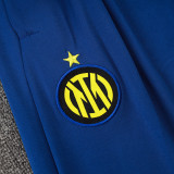 24/25 INT Light Royal Blue Inkjet Half Pull Tracksuit #B956 (半拉链、)