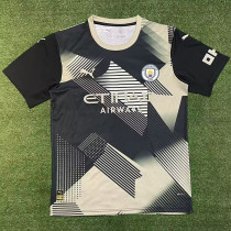 25/26 Man City Yellow and Black Concept Edition Fans Soccer Jersey