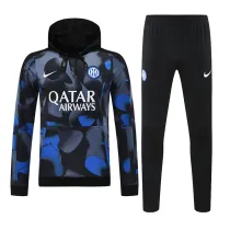 24/25 INT Black Hooded  Tracksuit