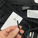 24/25 JOR Black Cotton shorts(005、前横大JOR标、全棉)