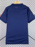 2024 Spain Dark Blue Polo Shirt(肩红黄边)