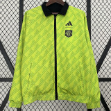 24/25 Man Utd Green & Black Double Sided Windbreaker (双面风衣)