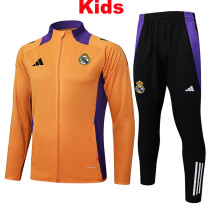 25/26 RMA Yellow Kids Jacket Tracksuit #E943(童装)