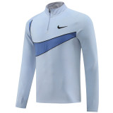 2024 NK Blue Grey Half Zip Sportswear # NB07(半拉链)