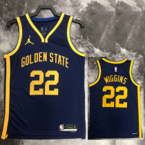 22/23 WARRIORS WIGGINS #22 Royal blue Top Quality Hot Pressing NBA Jersey (Trapeze Edition)