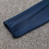 24/25 Man Utd Sapphire Blue Kids  Half Pull Tracksuit  (儿童、半拉链)