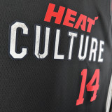 23/24 HEAT HERRO #14 Black City Edition Top Quality Hot Pressing NBA Jersey (V领）