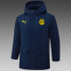 24/25  Dortmund  Royal Blue Hooded Cotton Coat G252