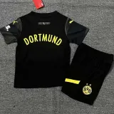 24/25  Dortmund Away Kids Soccer Jersey