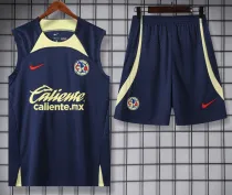 24/25 Club America Dark Blue Tank top and shorts suit