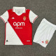 24/25 Monaco Home  Kids Soccer Jersey