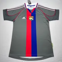 2000/2001 Lyon Away Gray Retro Soccer Jersey