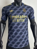 25/26 RMA Grey Black Player Version Soccer Jersey