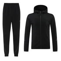 24/25 AM05 Black  Hooded Jacket Tracksuit