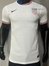 24/25 USA White Player Version Soccer Jersey