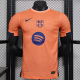 24/25 BAR Orange Special Edition Player Version Soccer Jersey(大胸花）