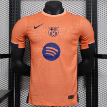 24/25 BAR Orange Special Edition Player Version Soccer Jersey(大胸花）