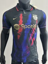 25/26 BAR Tricolor Special Edition  Player Version Soccer Jersey