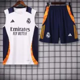 24/25  RMA White Tank top and shorts suit