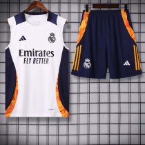 24/25  RMA White Tank top and shorts suit