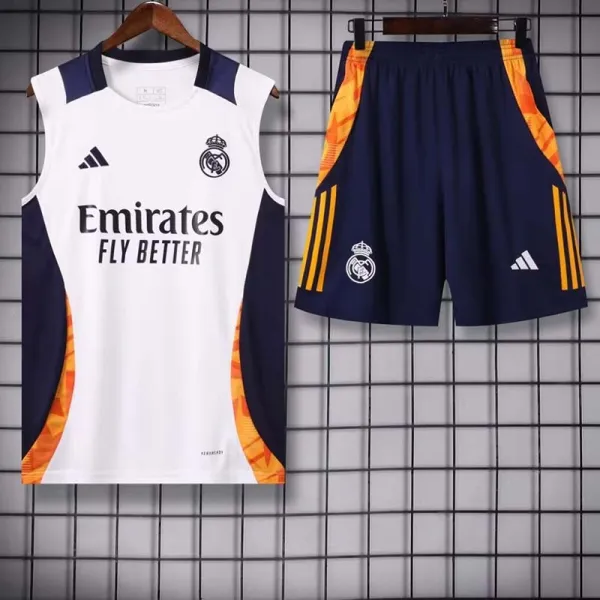 24/25  RMA White Tank top and shorts suit