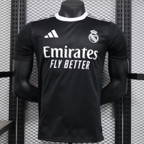 24/25 RMA Black  Player Version Soccer Jersey