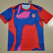 24/25 USA Blue Red Training Shirts
