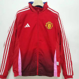 24/25  Man Utd Red & Black Double Sided Windbreaker (双面风衣)
