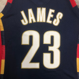 2008/2009 Cleveland Cavaliers JAMES #23 Dark Blue Retro Top Quality Hot Pressing NBA Jersey