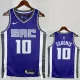 22/23 KINGS SABONIS #10 Purple Away Top Quality Hot Pressing NBA Jersey(V领）