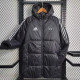 23/24 Man Utd Black Hooded Cotton Coat White Edge (白色边) 棉衣