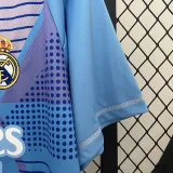 24/25 RMA  Blue Goalkeeper  Fans Soccer Jersey