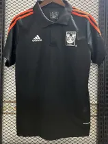24/25 Tigres UANL Black casual version Fans Soccer Jersey(翻领)