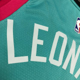 22/23 Sa Spurs LEONARD #2 Green City Edition Top Quality Hot Pressing NBA Jersey