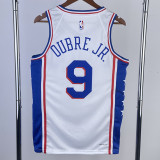 22/23 76ERS OUBRE JR. #9 White Top Quality Hot Pressing NBA Jersey