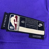 22/23 BUCKS ANTETOKOUNMPO #34 Purple Top Quality Hot Pressing NBA Jersey (Retro Logo)