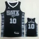 22/23 SA Spurs DEROZAN #10 Black Top Quality Hot Pressing NBA Jersey (Trapeze Edition)