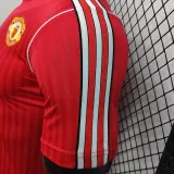 25/26  Man Utd leisure Red Retro  Player Version T-shirt