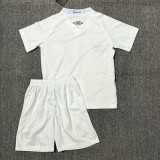 25/26 Santos FC Home  Kids Soccer Jersey(Print All Sponsor)(新全广告、背上NVA~SRTE)