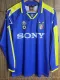 1996/1997 JUV Away Blue Retro Long Sleeve Soccer Jersey (长袖)