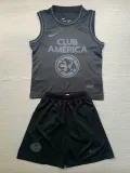 24/25 Club America  Black vest  Kids Soccer Jersey （背心）