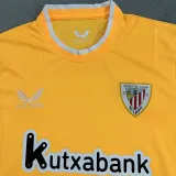 24/25 Bilbao  Orange Goalkeeper Fans Soccer Jersey