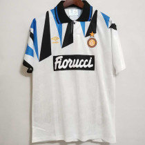 1991/1992 INT Away White Retro Soccer Jersey