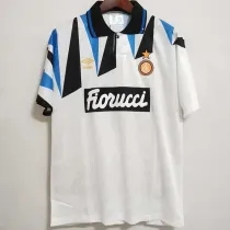 1991/1992 INT Away White Retro Soccer Jersey